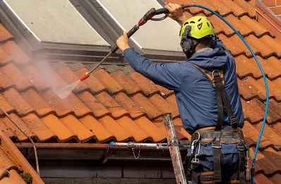 Démoussage et hydrofuge de toiture à Louvatange